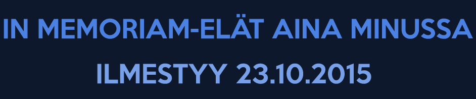 In Memoriam ilmestyy